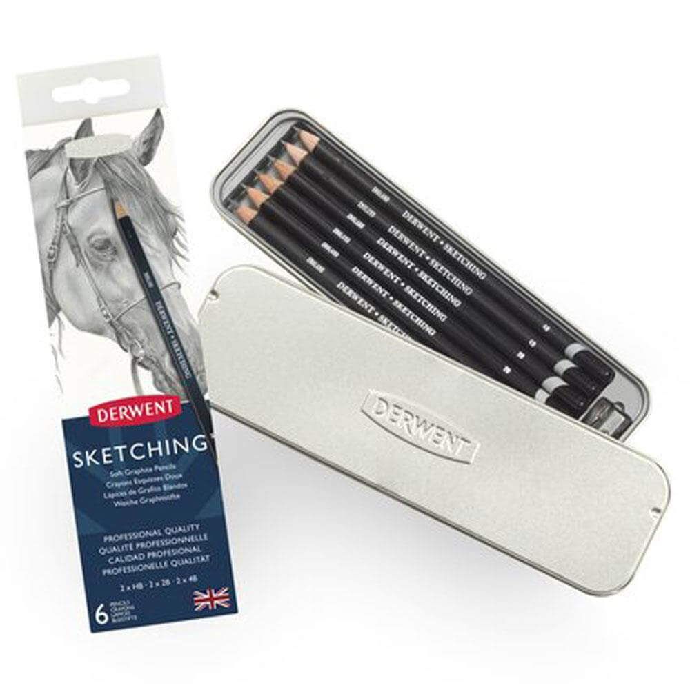 Derwent Sketching 6 Tin